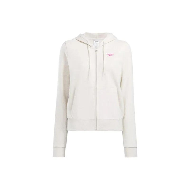 Reebok Identity Small Logo Hoodie Jackets Coats Women's White-0
