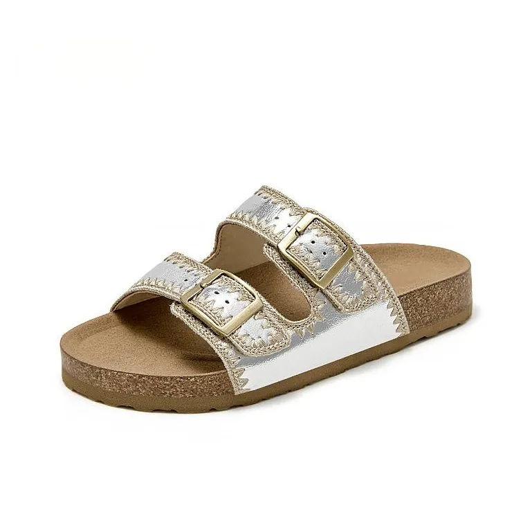 AFJI Rubber Sole Odor Resistant Slide Slippers Women's-4