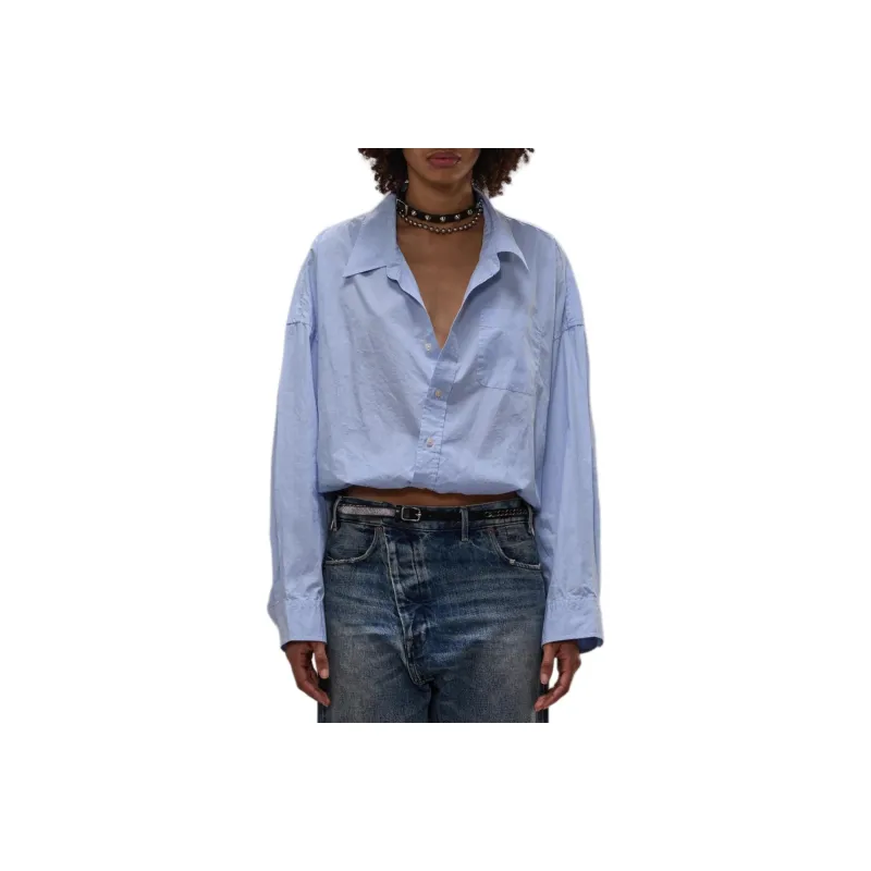 R13 Elasticated hem Blouse-0