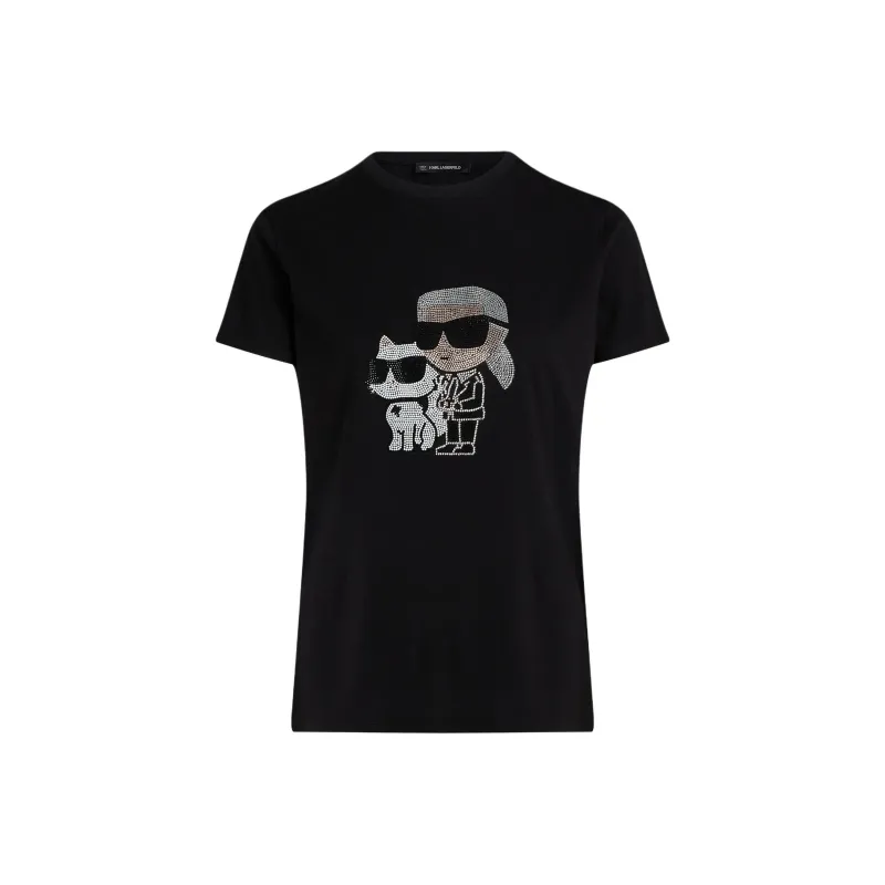 KARL LAGERFELD / Karl Lagerfeld Jeans Ikon Choupette T shirt-0