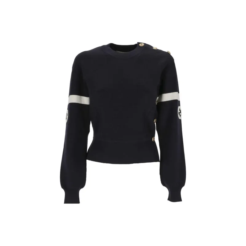 GUCCI Interlocking G Crewneck Jumper-0