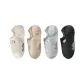 [4 Pack/Slip-Resistant]Ecru+Khaki+Gray+Black