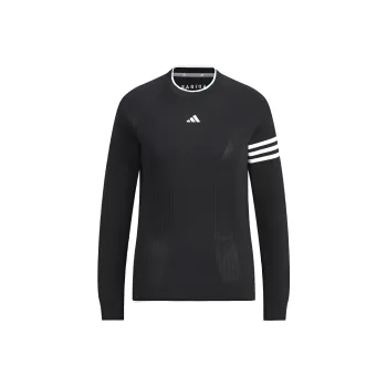 Adidas Long Sleeve Pullover Sweater Knitwear Women's Black