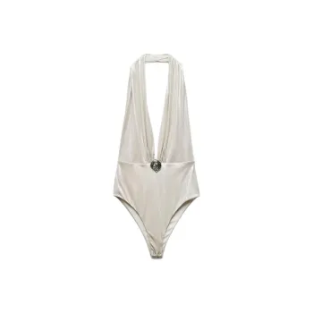 ZARA Bodysuits Women's Gray