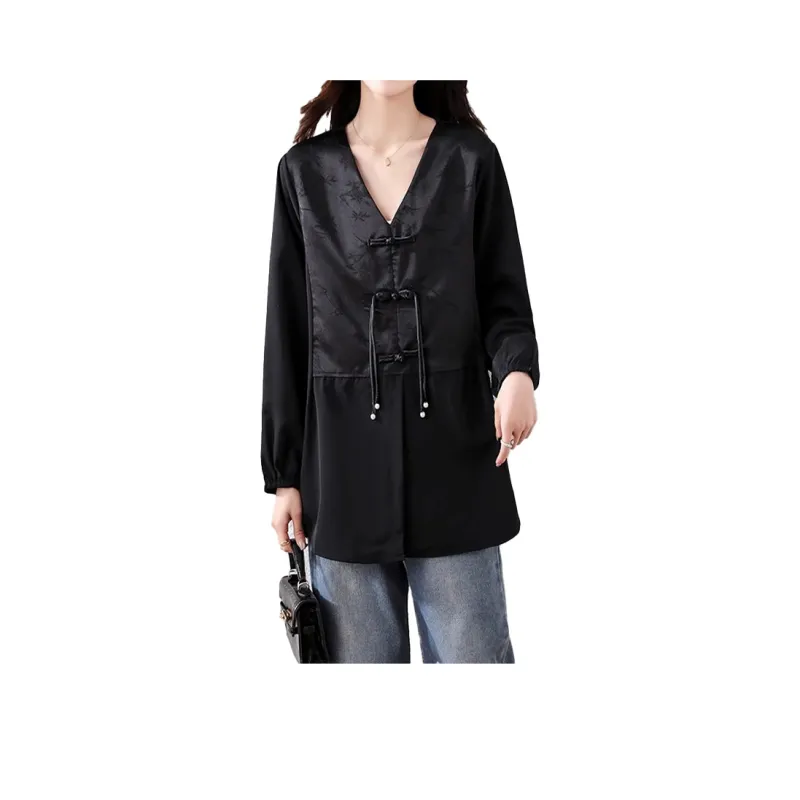 Mapping Shirts Women's Black-0
