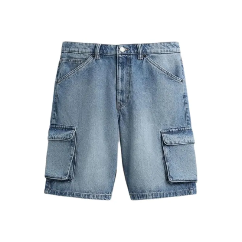 ZARA Denim Shorts Men's Medium Blue-0