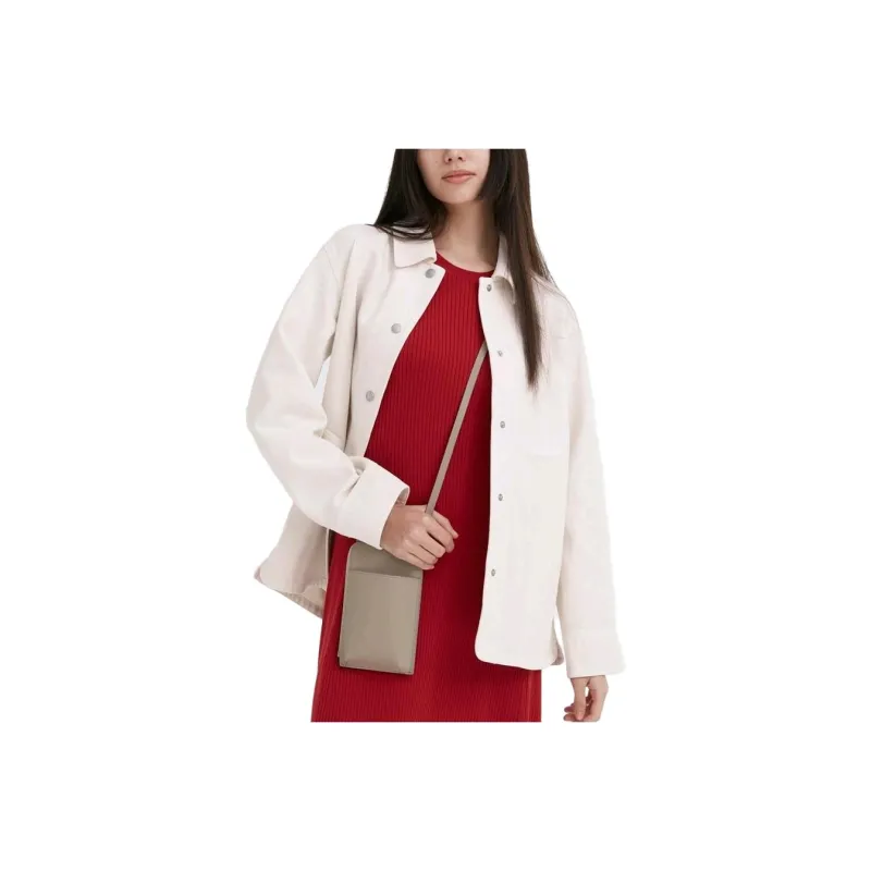 UNIQLO Jackets Women's Mist White-0