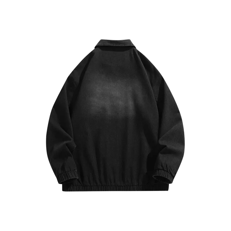 VniVerseVClub Denim Jacket Unisex Vintage Black-1
