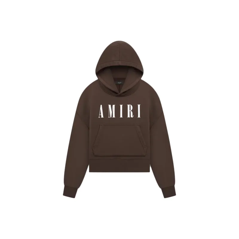 AMIRI Core Logo Hoodie 'Brown'-0