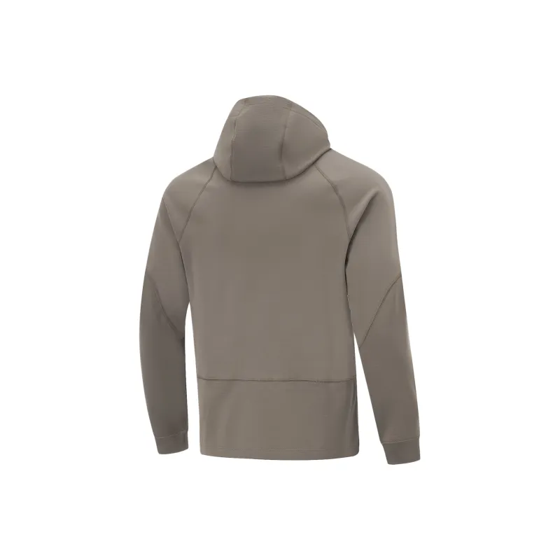 LiNing Professional Basketball Collection CBA Collection Sweatshirt Men's Tree Gray Brown-1