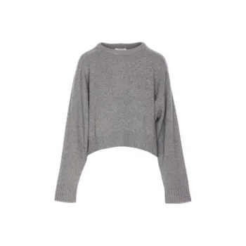 Loulou De Saison Ribbed trim Cropped Jumper