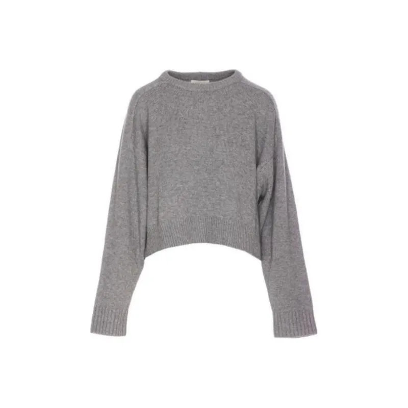 Loulou De Saison Ribbed trim Cropped Jumper-0
