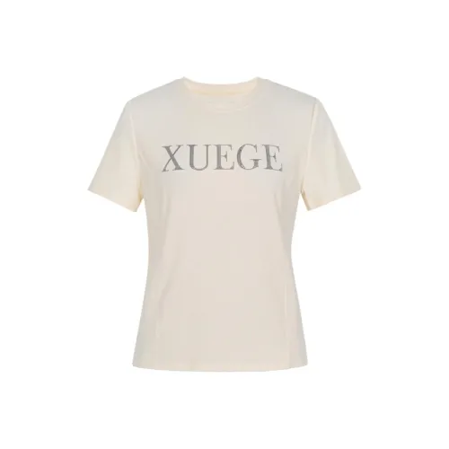 XG 화이트 여성 티셔츠