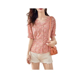 Still Quiet Shirt Women's Orange Pink/Multicolor