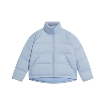 LINING Fitness Series Down Jackets Women's Soft Gray Blue