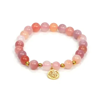 Cloudy Sky Natural Agate Bracelets Women's