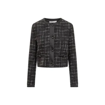 MSGM Button up Tweed Jumpsuit