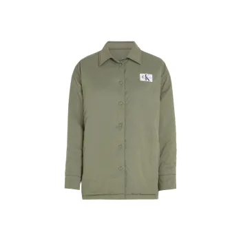 CALVIN KLEIN Jackets Coats Europe Version Women's Dark Olive
