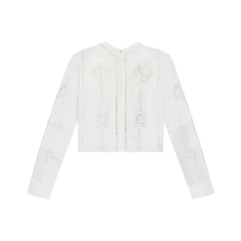 ISABEL MARANT Serena Embroidered Shirt