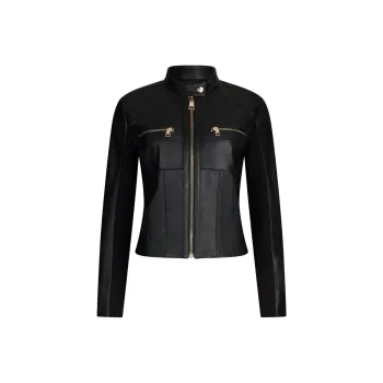 LIU·JO Leather Biker Jacket