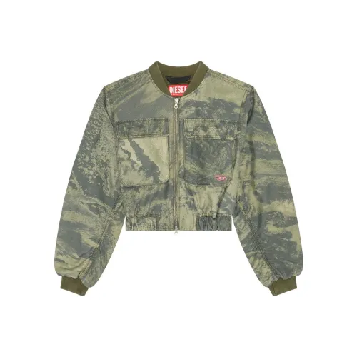 DIESEL G Khlo Camouflage Bomber Jacket 'Army Green'