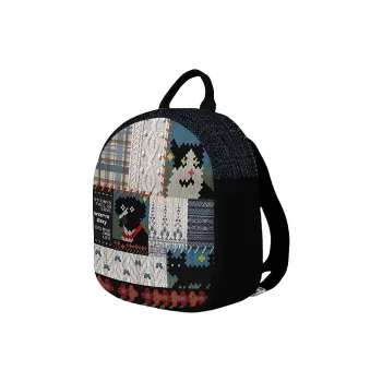 AOSONG Suede Technology Fabric Backpack Regular Women's Black