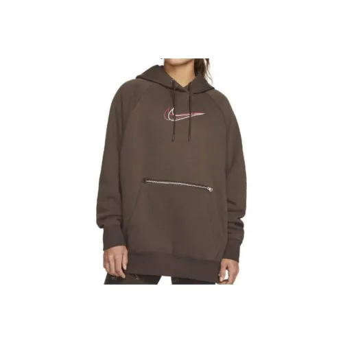 Nike clothing Pull Sweatshirts Women's Brown