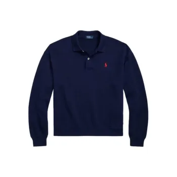Polo Ralph Lauren Collar Fleece Pullover Pullover Navy