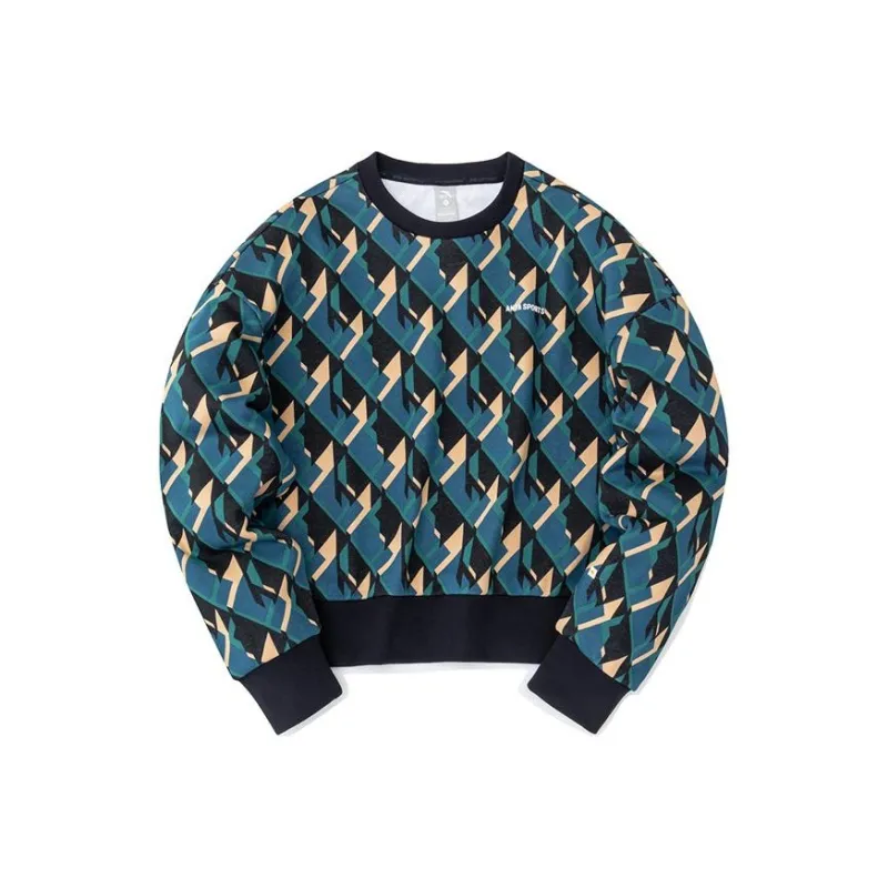 Anta Life Collection Sweatshirt Women's Copper Rust Green-0