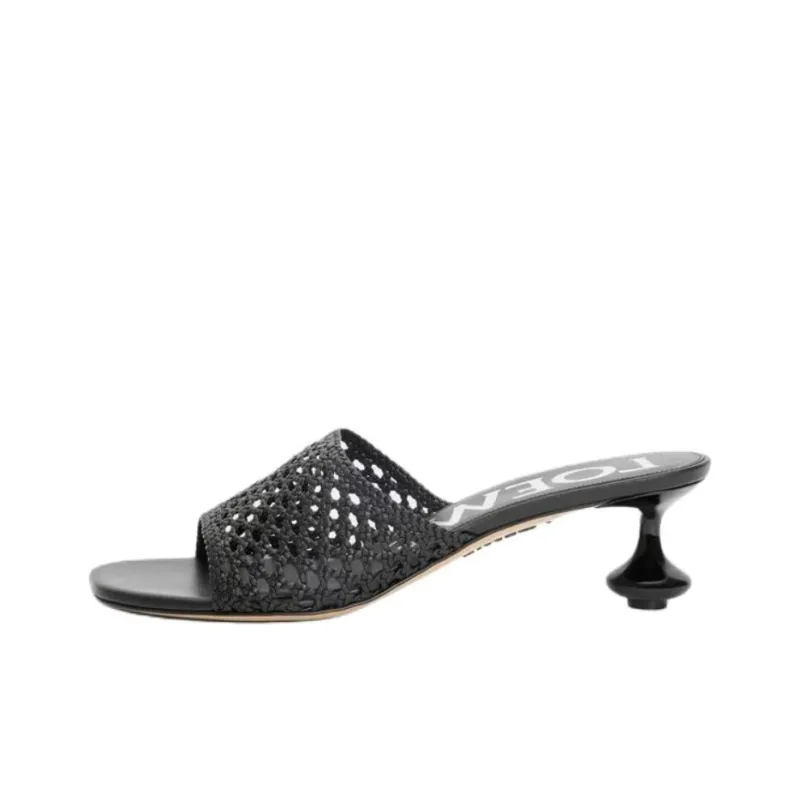LOEWE Toy Slide Slippers 4.5cm Women's Black-0
