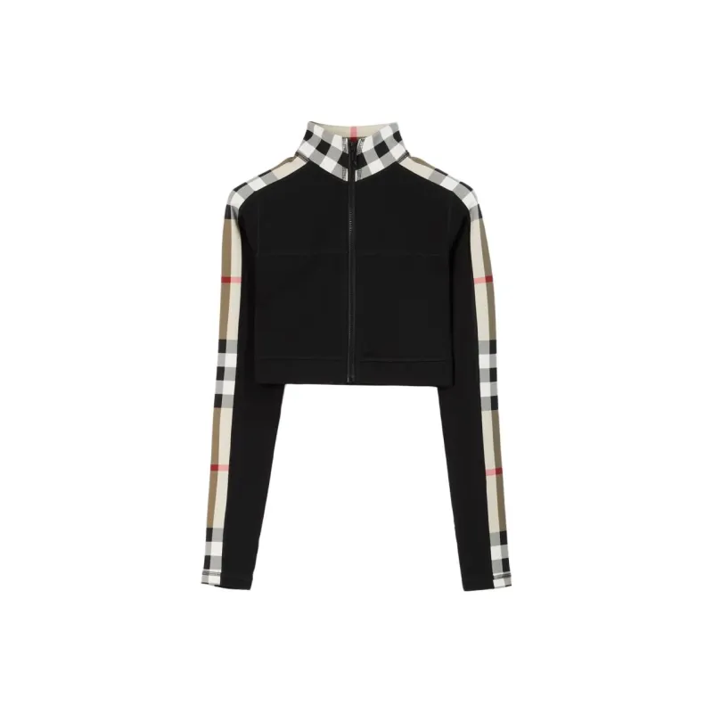 Burberry Vintage Check panel Cropped Top-0