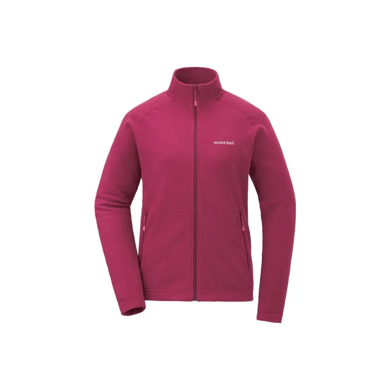 MONTBELL Cardigan Stand Collar Jacket Windbreaker Jacket Liner Fleece Women's-1