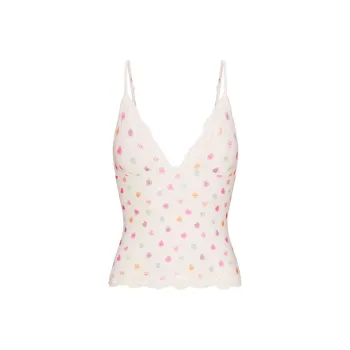 Skims Valentine's Day Collection Camisoles Women's MARBLE CANDY HEART PRINT/Marble Candy Heart Print