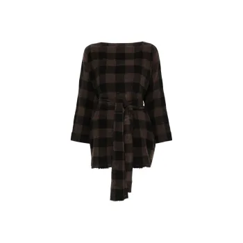 Daniela Gregis Gingham-check Blouse