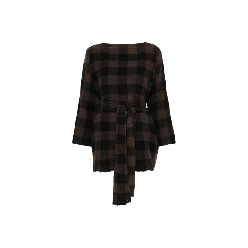 Daniela Gregis Gingham-check Blouse-0