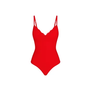 Skims Bodysuits Women's CAYENNE/Cayenne Red