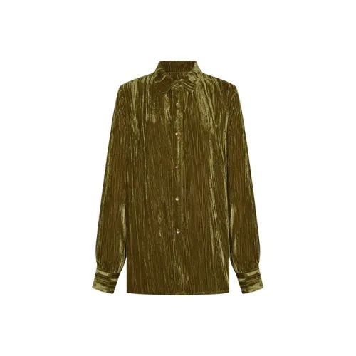 URBAN REVIVO Shirts Women's Yellow Green