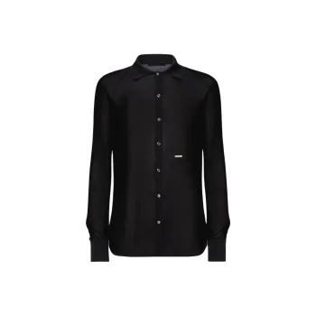 DSQUARED 2 Semi Sheer Long Sleeved Shirt