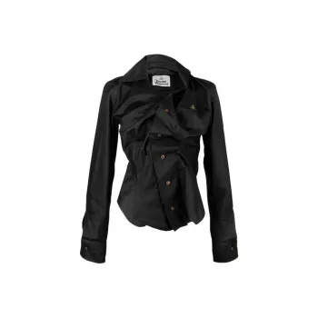 Vivienne Westwood Logo Embroidered Drunken Shirt