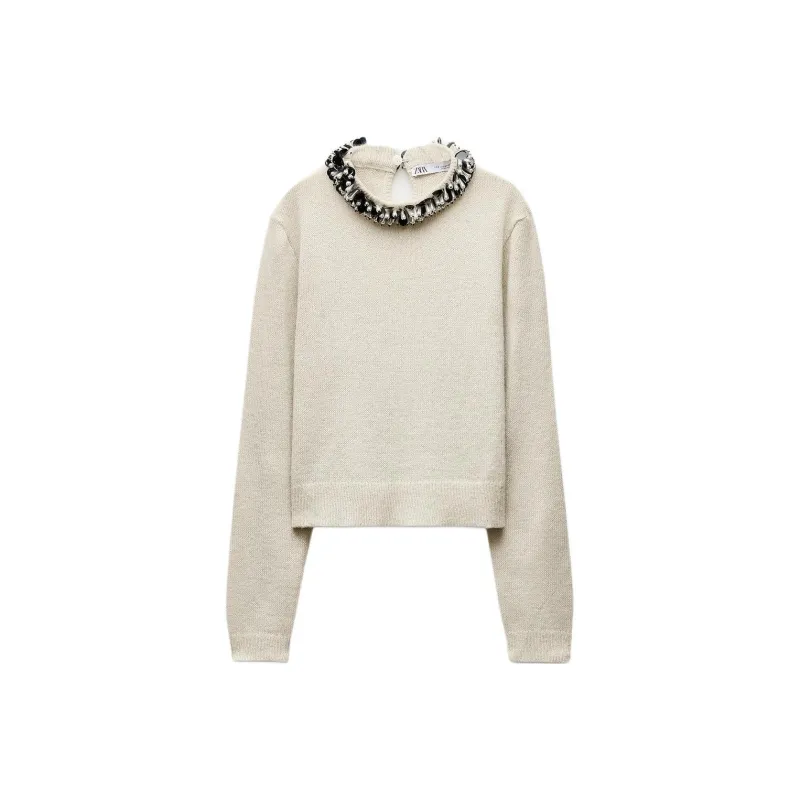 ZARA Knitwear Women's Natural Color-0