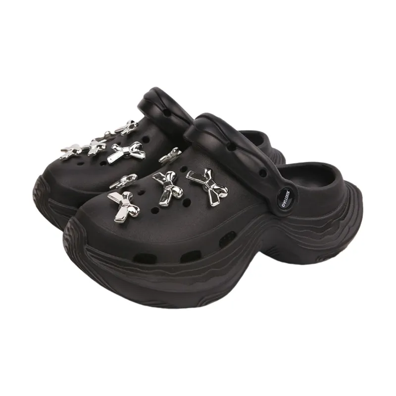 Thin Strips Slippers Women's, Blue-15