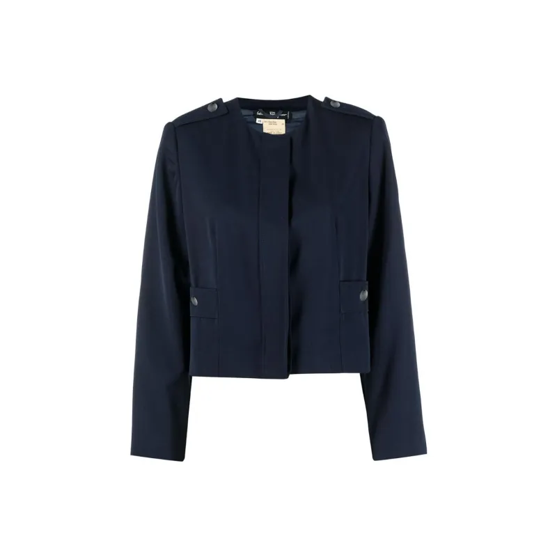 Ferragamo 1970s Single breasted Cropped Jacket-0