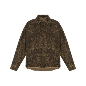 ALLSAINTS Distressed Button Up Jacket