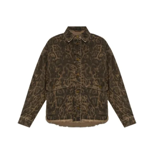 MIU MIU Logo Embroidered Button Up Checked Shirt