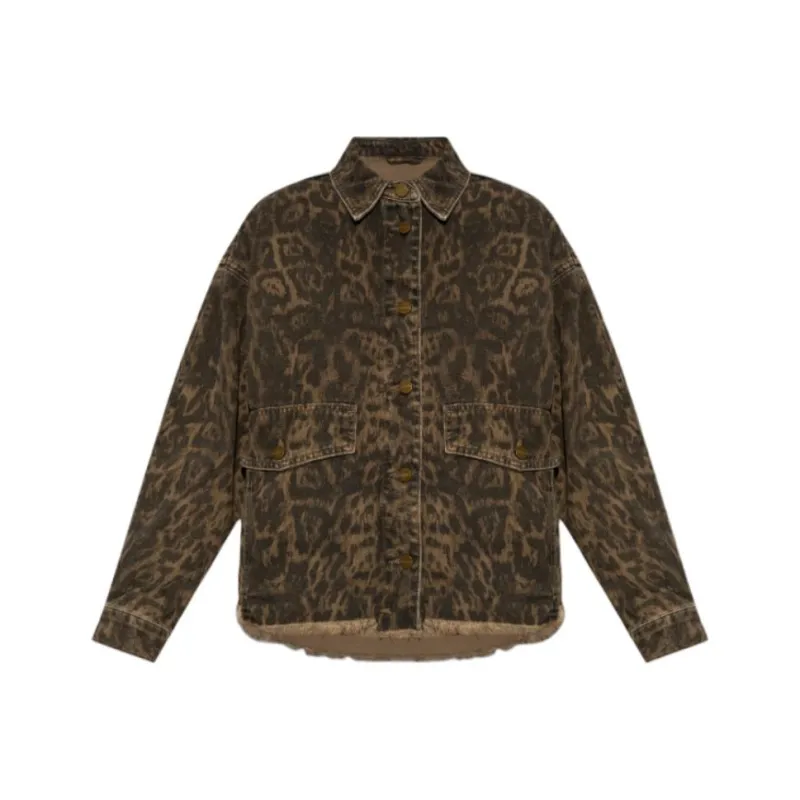 ALLSAINTS Distressed Button Up Jacket-0