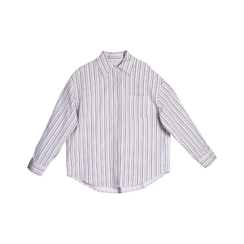 Olrain Shirt Women's Violet Stripes-0