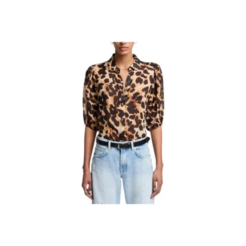 7 FOR ALL MANKIND Shirt Women's Brown