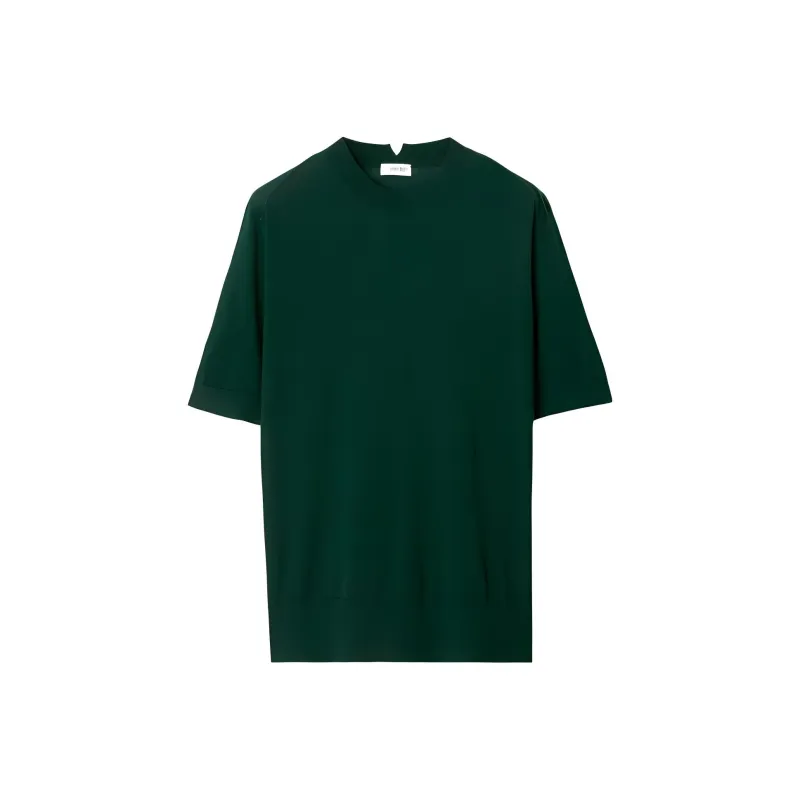 Burberry Drop shoulder Wool Knitted Top-0