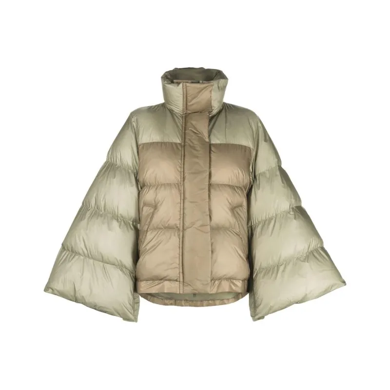 Sacai Two Toned Bell Sleeved Padded Jacket-0