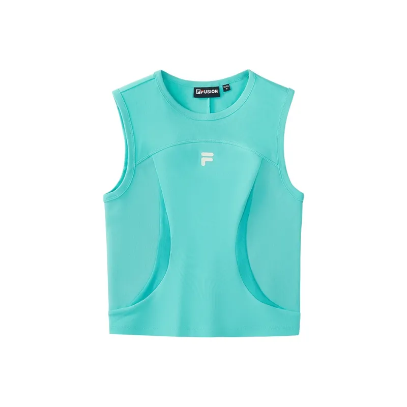FILA FUSION FILA FUSION X Tank Top Women's Blue Water Green-0